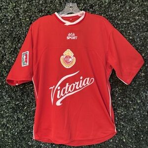 Deportivo Toluca FC Home Jersey 2000-2001 Mens Large Vintage Atletica 22x26